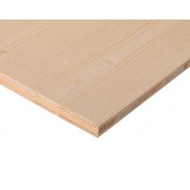 Panneau 3 plis bois épicéa - 19 x 1250 x 2500 mm - TILLY