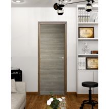 Bloc-porte fin de chantier décor mélaminé ORME H.204 x 73 cm poussant gauche SMIS