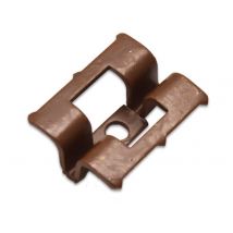 Clips inox pour fixation de lame de terrasse bambou avec vis 4,5 x 30 mm par 90