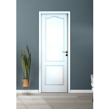 Bloc-porte postformé prépeint 2 panneaux H.204 x l.83 cm poussant gauche SMIS