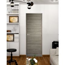 Bloc-porte postformé décor mélaminé ORME H.204 x l.83 cm poussant gauche SMIS
