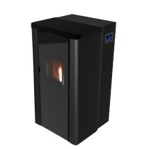 Poêle pellet Izytall 80 noir 7 étoiles flamme verte IZYFLAM