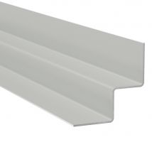 Profilé d'angle rentrant alu bardage Hardie Plank brume - longueur 3000 mm - JAMES HARDIE