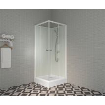 Cabine de douche Livia blanc 80 X 80 x 195 cm