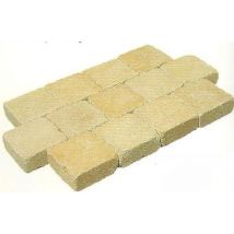 Pavé Arpav Jaune flamme 12 x 12 x 5 cm - MIALANES