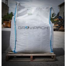 Big bag Gravillon concassé 5/15 Blanc 1000kg - GRAVIPACK