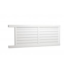 Portail coulissant aluminium LEO l.4,00 x H.1,70 m blanc - PREFALU