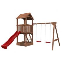 Aire de jeux Jesper 2 avec toboggan PALMAKO