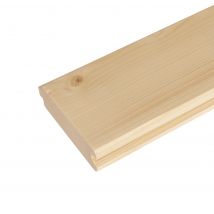 Lame à volet sapin Bois du Nord rabotée choix A/B - 21 x 90 x 2380 mm - HENRY TIMBER