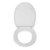 Abattant de WC blanc frein de chute
