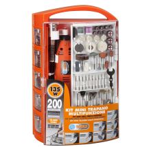 Coffret mini outil multifonctions avec 200 accessoires
