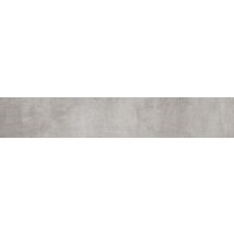 Plinthe carrelage sol intérieur rectifiée Dom.Ino cendre 7.5 x 60 cm ERMES