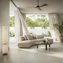 Carrelage sol intérieur effet pierre TALCO ARIA TEINTE MASSE ép 9 mm 80,2 x 80,2 cm rectifié paquet de 1,29 m² ERMES