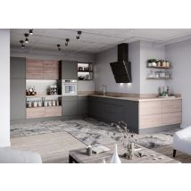 Carrelage sol intérieur effet carreaux ciment gris/beige CEMENTINA ép 7 mm 34x34 cm 1,62m²/pqt IMSO