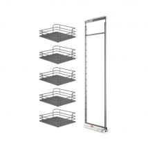 Colonne de rangement coulissante pour porte de 40 cm VIBO