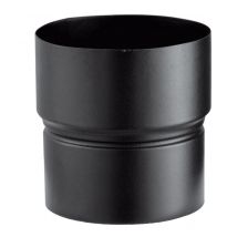 Réduction émaillée noire femelle-femelle diamètre 150/153 mm POUJOULAT