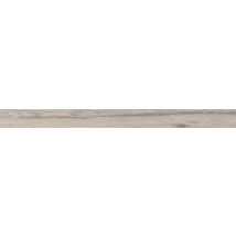 Plinthe carrelage de sol intérieur effet bois NWOOD SILVER 6,5 x 120 cm HERBERIA