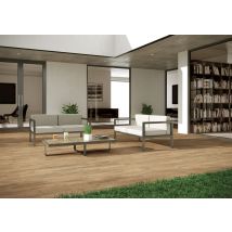 Carrelage de sol extérieur noyer NWOOD ép 10 mm 20 x 120 cm rectifié paquet de 1,44 m² HERBERIA