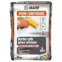 Mortier colle béton cellulaire 25 kg MAPEI