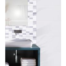 Faïence blanche rectangulaire 30 x 60 cm paquet 1,44 m² HERBERIA