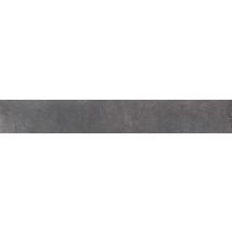 Plinthe carrelage de sol intérieur noir BIBULCA 7 x 60 cm rectifiée IMSO