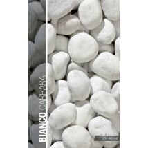 Galets de marbre 40/60mm blanc de carrare 25kg GRANULATI