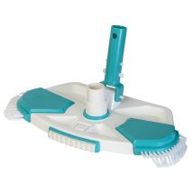 Balai nettoyeur piscine ovale rotatif avec brosses GRE