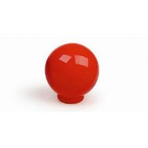 Bouton de meuble boule rouge diamètre 29 mm REI