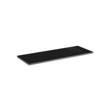 Tablette décorative Cristal noir brillant 80 x 30 cm OFITRES