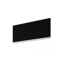 Porte transversale avec poignée intégrée pour meuble haut de cuisine Mallorca noir mat 35 x 80 cm OFITRES