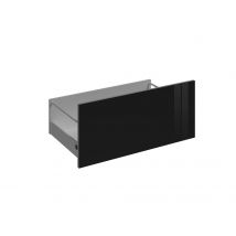 Façade tiroir pour meuble de cuisine Cristal noir brillant 35 x 80 cm OFITRES