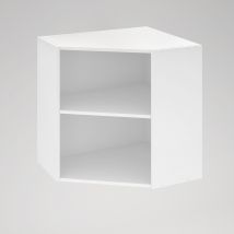 Caisson cuisine haut d'angle blanc L 61 x H 70 cm OFITRES