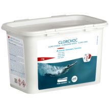 Chlore choc piscine - granulés seau de 1 kg GRE