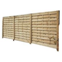 Panneau cadre droit pin brut traité autoclave brun - 30 x 1800 x 1800 mm - OLG