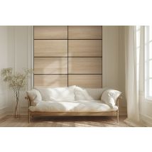 Panneau acoustique mural chêne clair - 8 x 400 x 800 mm - LEITL