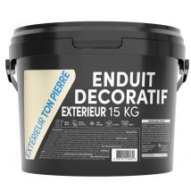ENDUIT Extérieur aspect crépi ton pierre 15 KG TDP