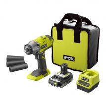 Boulonneuse à chocs sans fil avec batterie 2 Ah 18 V ONE+ R18IW3-120S - RYOBI
