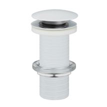 Bonde de lavabo clic-clac sans trop-plein blanche 100 mm ROUSSEAU SANITAIRE