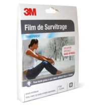 Film de survitrage 4 x 1,5 m pour l'isolation des baies vitrées 3M