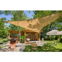 Voile d'ombrage triangulaire en jute 360 cm JARDILINE
