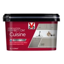 Peinture de rénovation pour cuisine taupe finition satinée 2 l V33