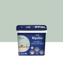 Peinture Cuisine & Bain Vert Palatino satin 0,75L RIPOLIN