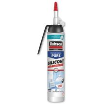 Mastic Silicone Bain & Cuisine Pure transparent prêt à l'emploi 200 ml RUBSON