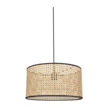 Suspension cannage noir E27 100W Ø38 cm CANNAGE - COREP