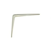Equerre emboutie en acier blanc 300 x 250 mm AFBAT
