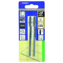 Lames de scie sauteuse pour bois dur et terrasse hauteur de coupe de 50 mm par 2 TIVOLY