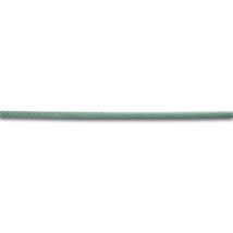 Câble gainé acier dur galvanisé charge 67 kg âme métal 7 x 7 fils diamètre 2,5/3,5 mm vendu au mètre CHAPUIS