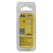 Agrafes A6 6 mm par 1800 FISCHER DAREX