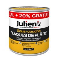 Sous-couche J6 plaque de plâtre 2,5 l + 20 % gratuit JULIEN