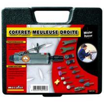 Meuleuse droite pour compresseur avec accessoires MECAFER